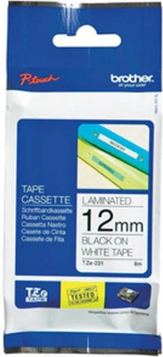 Actual product image Brother Tze-N231 (1.20 cm, Black)