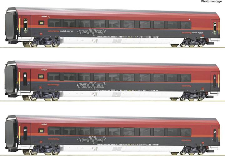 Roco 74040 H0 ÖBB Railjet Set of 3 - buy at Galaxus - Galaxus