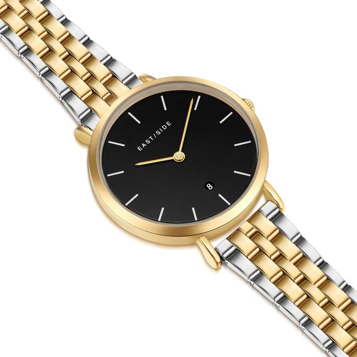 Image du produit Eastside Montre à quartz Bloomfield en acier inoxydable argenté/or jaune - 24173 (Montre analogique, 32.10 mm)