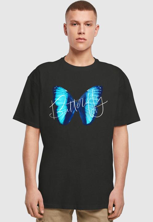 Produktbild Merchcode Butterfly Blue Heavy Oversized Tee - 117559 (4XL)