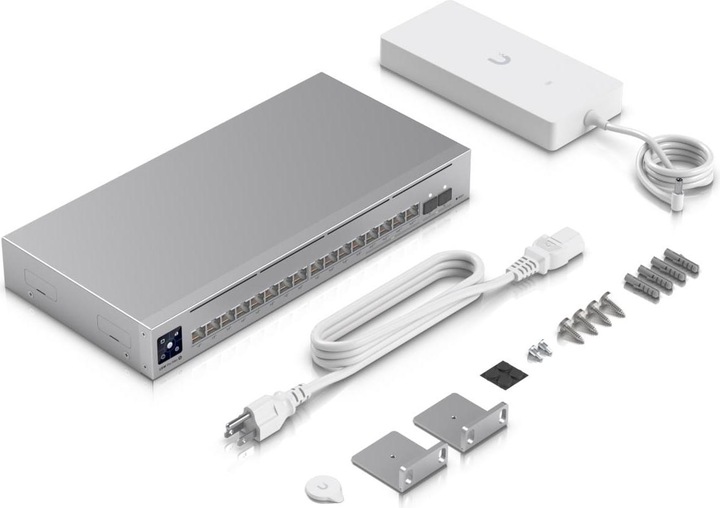 Actual product image Ubiquiti Pro Max 16 PoE Managed Switch 2x 10G SFP+, 4x 2.5GbE (PoE++), 12x 1GbE (PoE+) (18 Ports)