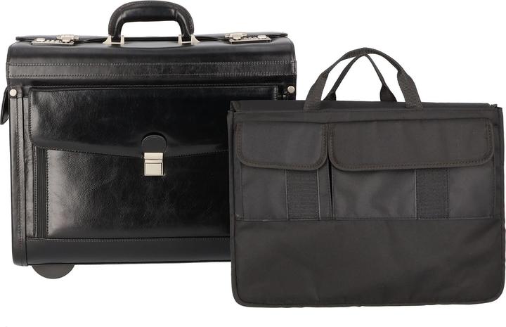 Produktbild Dermata waren Pilotenkoffer 45.5cm aus vegatabilen Vollrind (37 l)