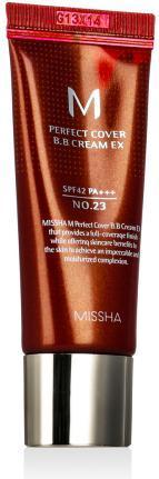 Actual product image Missha M Perfect Cover BB Cream SPF42/PA+++ wielofunkcyjny krem BB No.23 20ml (No.23 Natural Beige)