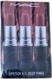 Actual product image MAC Cosmetics Deep Pinks Set Lipsticks x3 Full Size