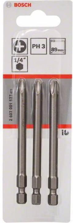 Productafbeelding Bosch Professional Zubehör Schroevendraaierbit extra hard PH 3 (Cross Phillips PH)