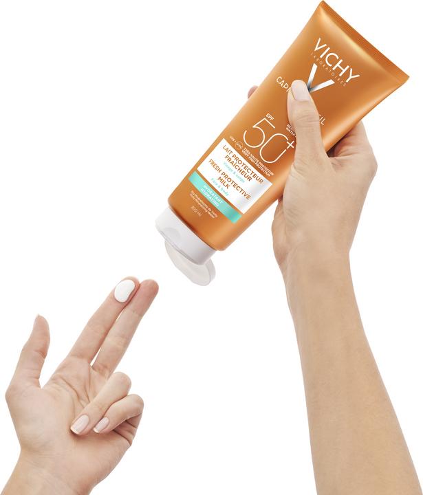 Actual product image Vichy Capital Soleil sun protection milk (Suntan lotion, SPF 50+, 300 ml, 331 g)