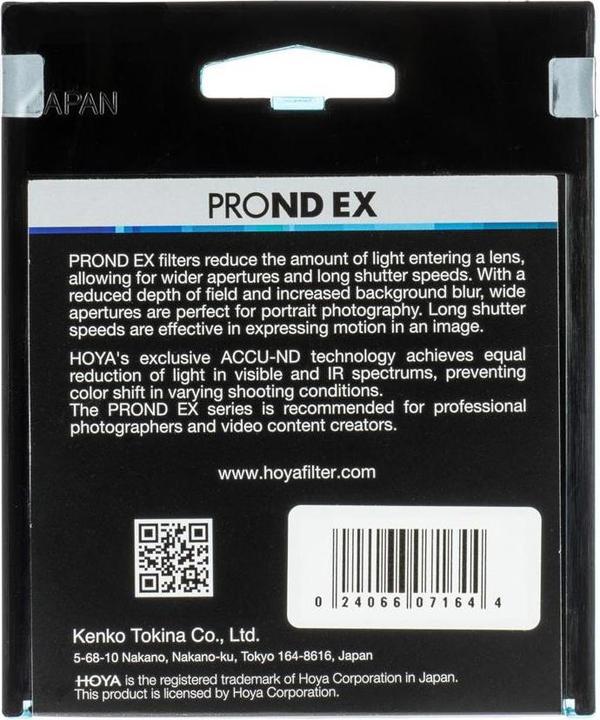 Actual product image Hoya PRO ND EX 1000 Filter (77 mm, Neutral density filter, 77 mm)