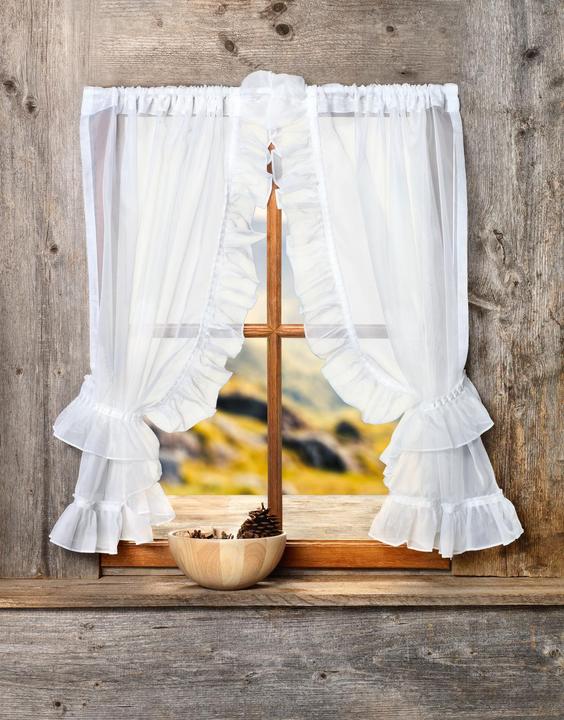 Actual product image Casa Leon Ready made curtain valances Vitragen, day (95 x 130 cm)