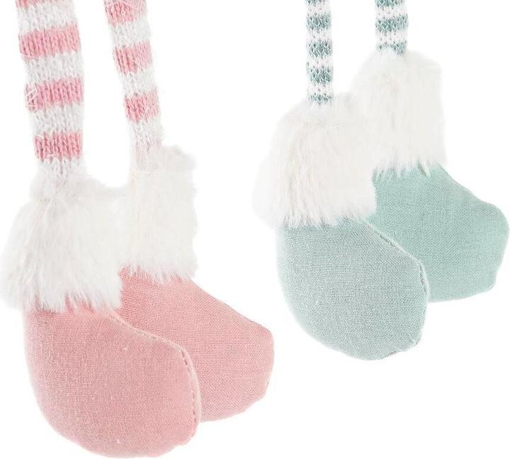 Produktbild DKD Home Decor Deko-Figur Weihnachten Fee Polyester Engel (15 x 10 x 53 cm) (2 Stück)