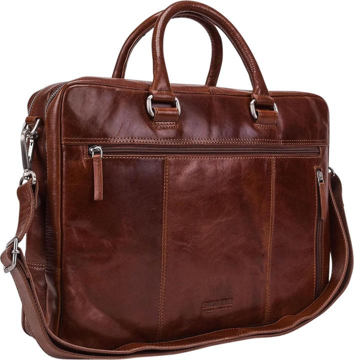 Actual product image Leonhard Heyden Leather bag - Briefcase " Cambridge "