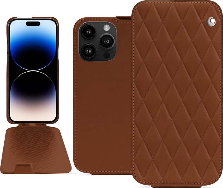 Productafbeelding Noreve Verticaal lederen omhulsel (Apple iPhone 15 Pro Max)
