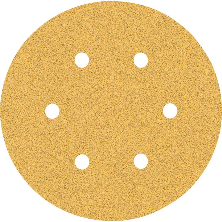 Bosch Professional Zubehör EXPERT C470 Papier abrasif à 6 trous pour ponceuse excentrique, 150 mm, G 60, 50 pcs. (60)