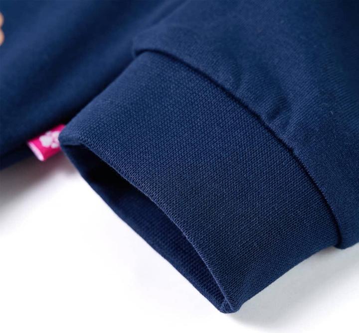 Immagine prodotto VidaXL Felpa da bambino blu navy 128,Materiale: 95 % cotone. 5 (128)