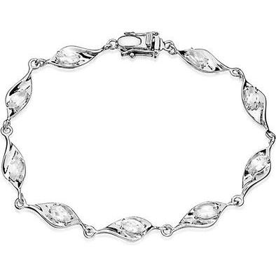 Silver Cat, Armschmuck, Elegant bracelet with zircons SC443