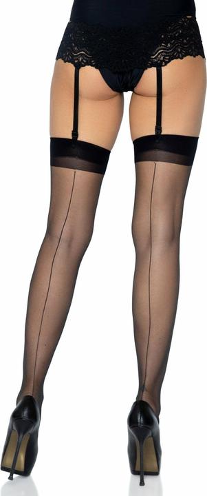 Actual product image Leg Avenue Suspender stockings with seam (One size)