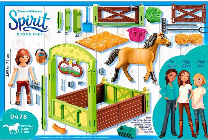 Produktbild Playmobil Spirit Riding Free Pferdebox "Lucky & Spirit" 9478 (BU0944380029) (9478, Playmobil Spirit)