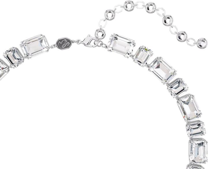 Produktbild Swarovski Millenia Tennis Halskette Oktagon Schliff Weiss (Swarovski Metall, 38 cm)