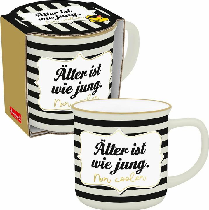 Produktbild Sheepworld Becher mit Motiv Ente und Spruch 'Älter' (35 ml, 1x)