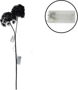 Kunstbloem Countryfield Led Zwart 75 Cm