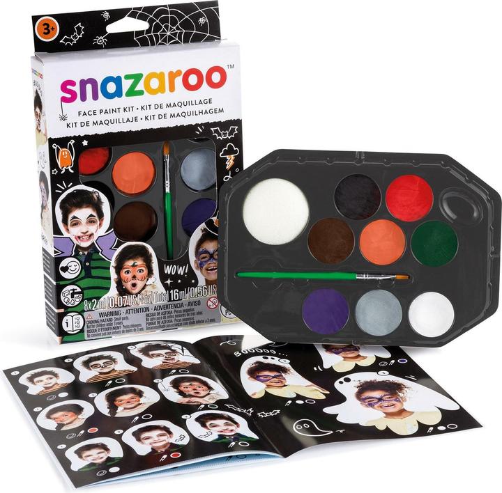 Snazaroo Kit de peinture pour visage d'Halloween (791017)