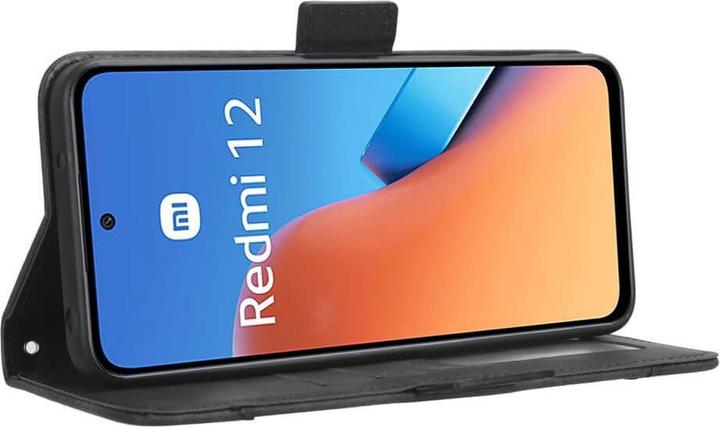 Produktbild Cover-Discount Xiaomi Redmi 12 - Etui viele Kartenfächer schwarz (Xiaomi Redmi 12)