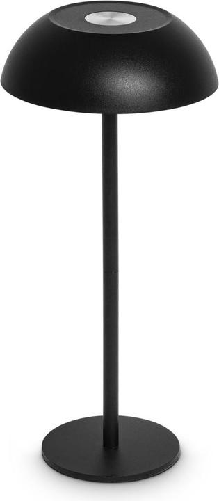 Actual product image Idena LED Tischleuchte Touch Tango Metall schwarz 15x33cm Akku USB dimmbar 3 Modi Innen