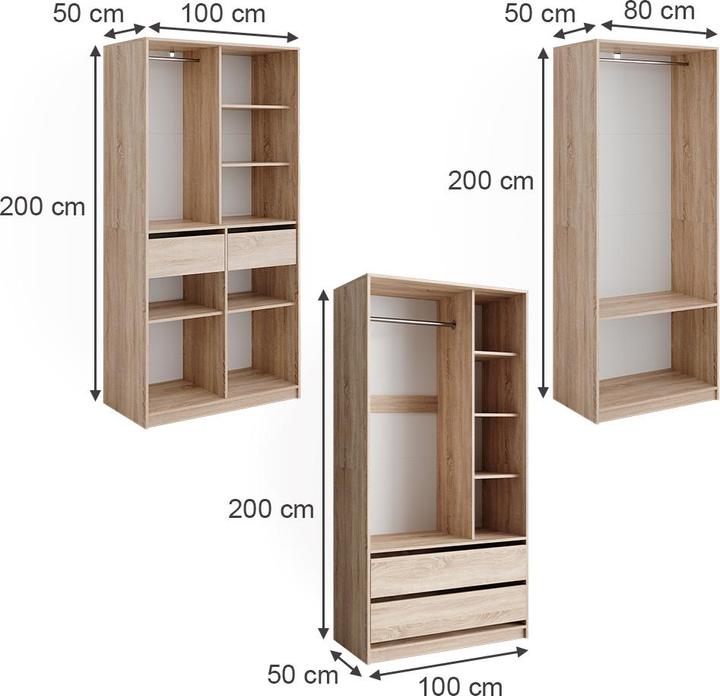 Image du produit Vicco Elmo (50 x 50 x 200 cm)