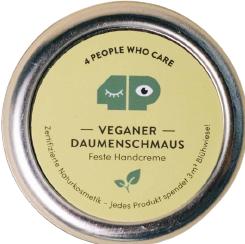 Immagine prodotto 4peoplewhocare Feste Handcreme - Veganer Daumenschmaus (Dose)