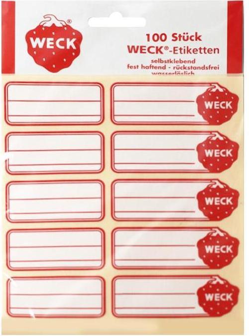 Immagine prodotto Weck Etichette autoadesive