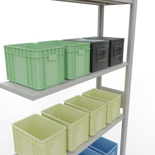 Image du produit Schulte Lagertechnik Système enfichable Élément suivant MULTIplus150 avec traverse de longueur