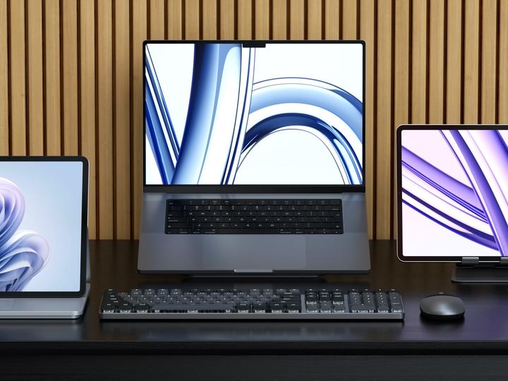 Produktbild Satechi SM3 Slim Mechanical Backlit BT Keyboard Dark German (US, Kabellos, Kabelgebunden)