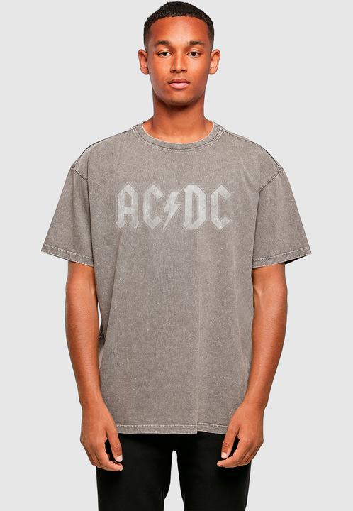 Produktbild Merchcode ACDC - Logo Acid Washed Oversize Tee - 165697 (XL)