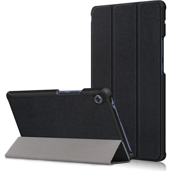 MU Classic Dreifach faltbare Hülle (MatePad T8), Tablet Hülle, Schwarz