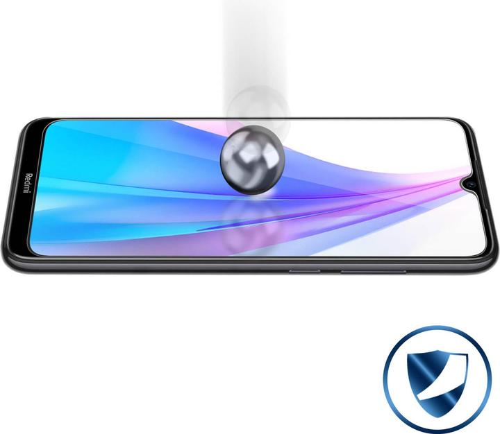 Actual product image Avizar Crystal clear film, glass screen protector (1 Piece, Xiaomi Redmi Note 8T)