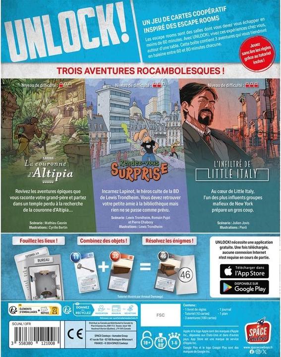 Image du produit Asmodée Unlock Risky Adventures (Spe) (Français)