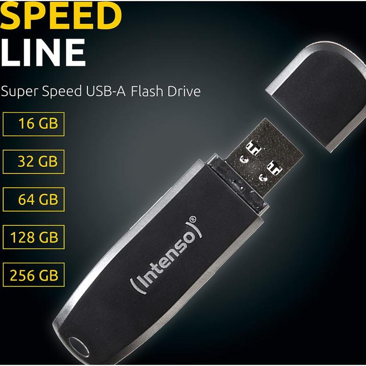 Image du produit Intenso Ligne vitesse 2 x 64 Go (64 Go, USB-A)