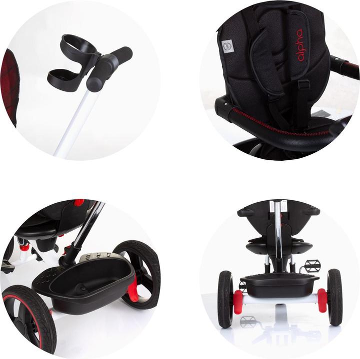 Produktbild Chipolino Dreirad Alpha 3in1 Schiebegriff