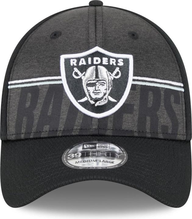 Actual product image New Era 39Thirty Cap - NFL TRAINING 2023 Las Vegas Raiders (M/L)