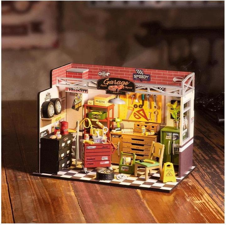 Actual product image Rolife Garage Workshop - Miniature house