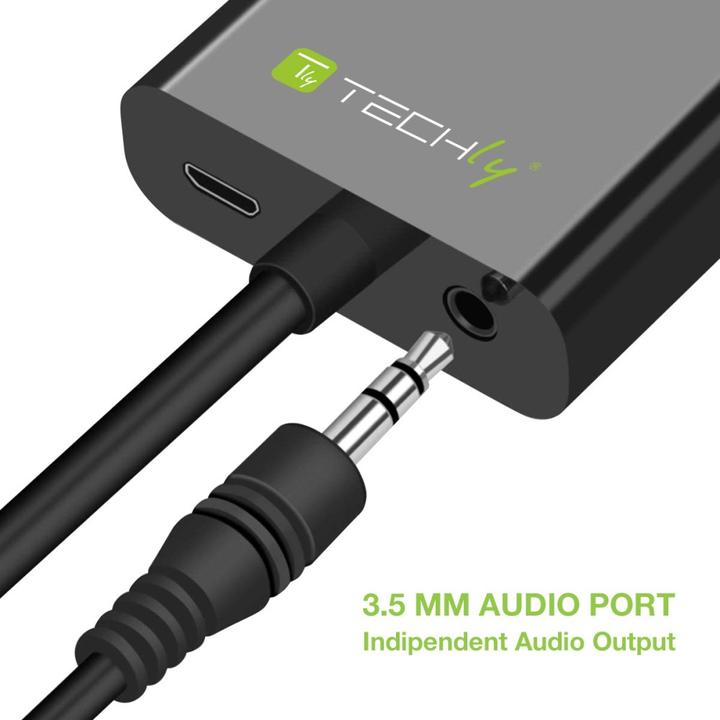 Produktbild Techly HDMI auf (VGA, Audio, 15 cm)