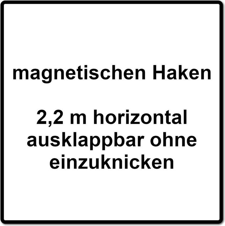 Actual product image Makita B-57168 Mètre ruban 10 m Mètre ruban avec crochet magnétique - 2 pièces (10 m)
