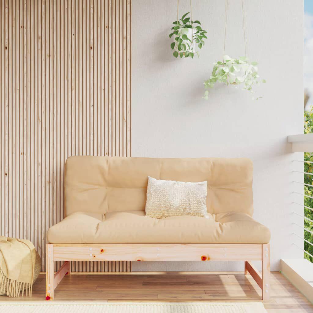 VidaXL, Gartenlounge, Garten-Mittelsofa 120x80 cm Massivholz Kiefer,Material