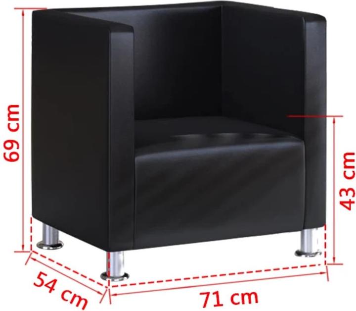 Actual product image vidaXL Sessel