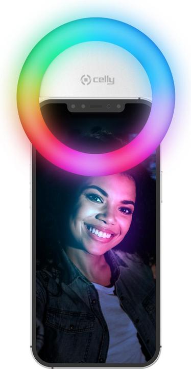 Image du produit Celly CLICKLIGHTRGBWH Panneau lumineux LED Round Battery (Éclairage annulaire)