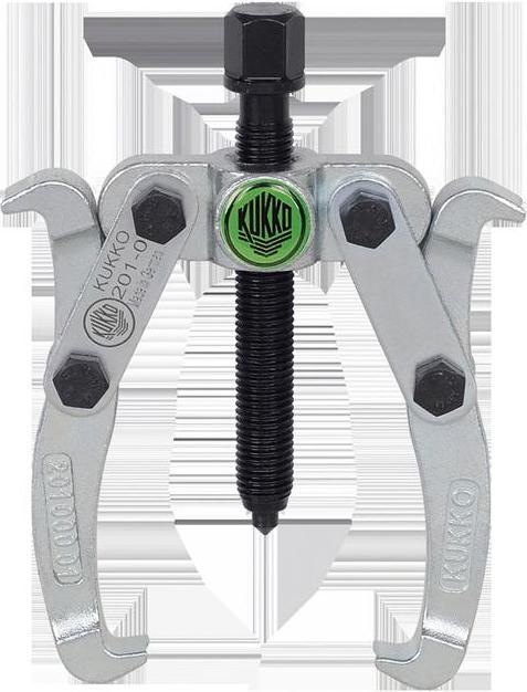 Produktbild Kukko Abzieher Serie 201 2-Arm Außenspannung b.100mm Klemmung d.75mm Tiefenverstellschritte1 SW14mm