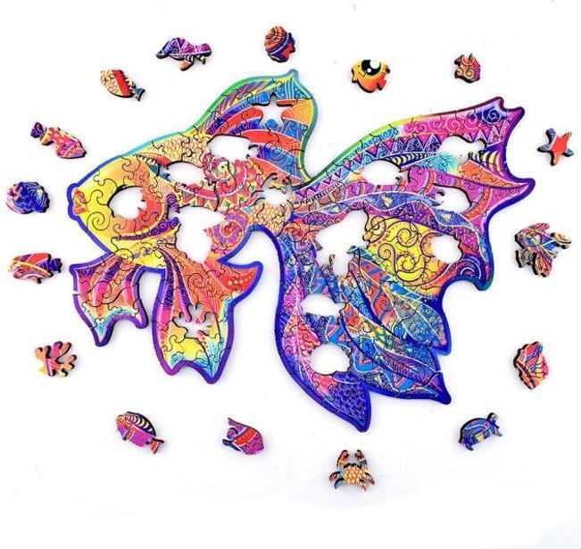 Actual product image MU Classic Wooden puzzle (A3) (301 pieces)