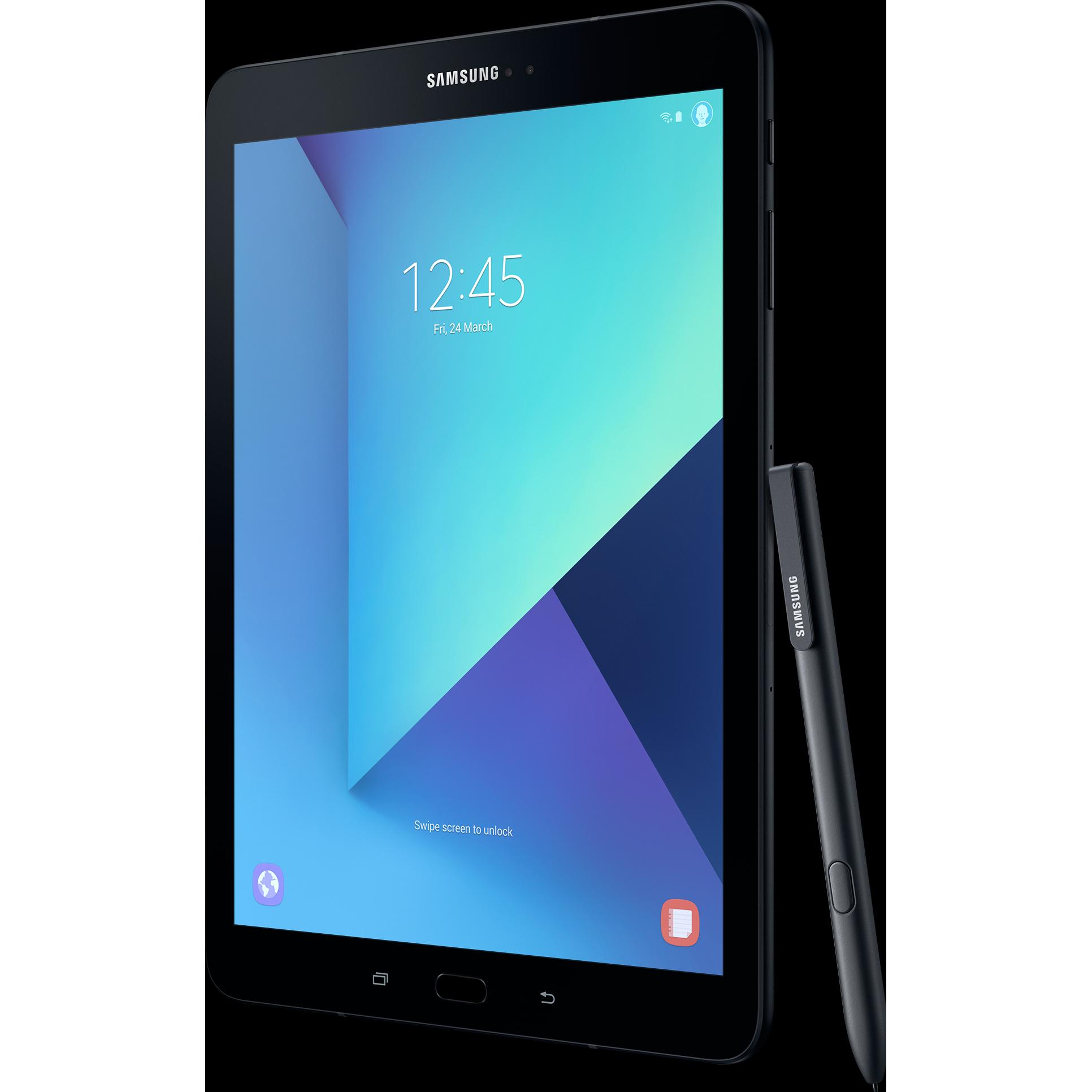 Samsung Galaxy Tab S3 (4G, 9.70", 32 GB, Schwarz), Tablet, Schwarz