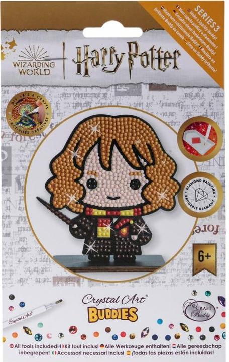 Actual product image Craft Buddy Hermione Granger, Crystal Art Buddy approx. 11x8cm