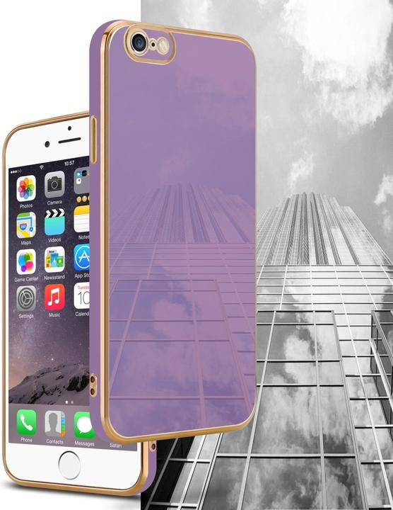Image du produit Cadorabo Étui pour Apple iPhone 6 / 6S en TPU avec protection pour appareil photo LM130 Style (Apple iPhone 6)