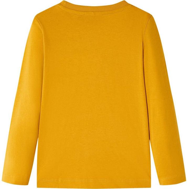 Immagine prodotto VidaXL Camicia da bambino a maniche lunghe color ocra 140,Materiale: 100 (140)
